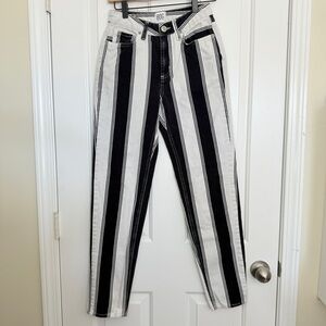 BDG Urban Outfitters Women’s Striped Black and White Pants
